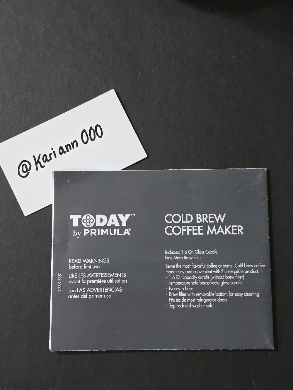Primula Cold Brew Coffee Maker - Picture 2 of 6